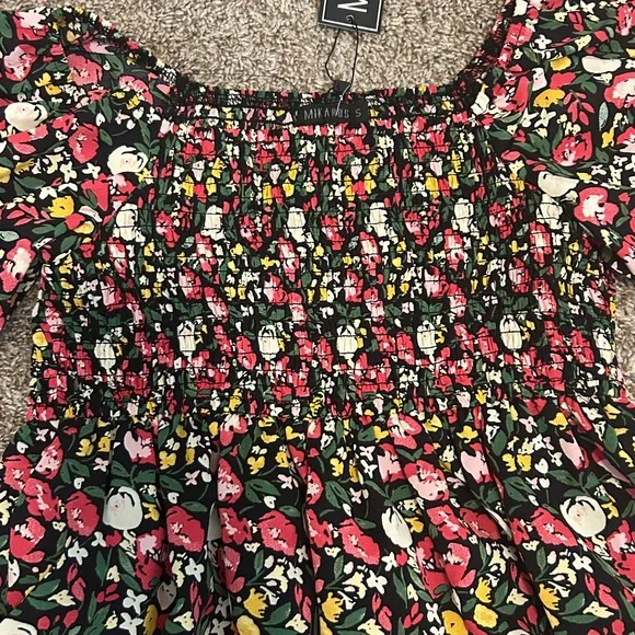 Mikarose Multicolor Smocked Dress - Picture 2 of 6